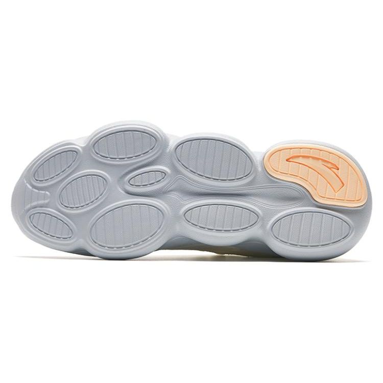 Anta Round Toe Comfortable Non-Slip Shock Absorbing Low-Top Running Shoes Women Sneaker White 922335572-2