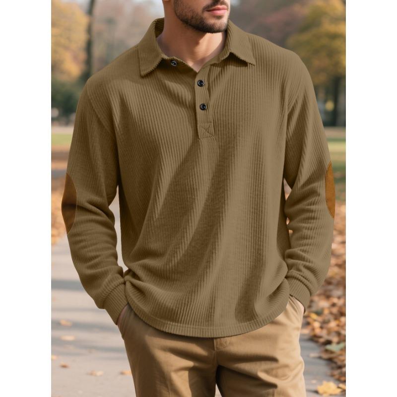 

Spring and Autumn Corduroy Loose Casual Outdoor Long Sleeve Pullover American Retro Men s Plate Sweater XXXL