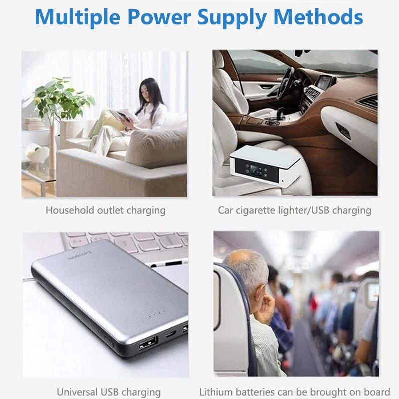 Mini-Kühlschrank mit hoher Leistung 0-18 Grad gekühlt Insulin-Pillen-Medizin-Tragekoffer USB-Aufladung gekühlter Inkubator