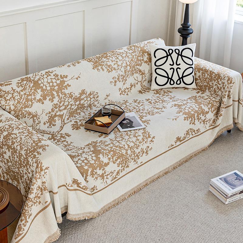 Jacquard Chenille Sofa Cushion Four Seasons Universal Anti-Scratching Sofa Towel All-Inclusive One-Piece Cover Sofa Slipcover Cover Cloth