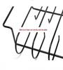 Non-Stick BBQ Grill Basket & Rib Rack for Outdoor Grilling