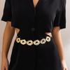 Fashionable Irregular Circle Waist Chain Necklace With Adjustable Metal Chain For Women Grunge And Steampunk Style