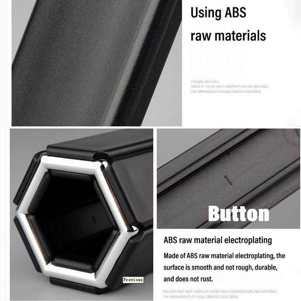 Pot Mat Dish Placemat Coaster Folding Heat Insulation High Temperature Pots And Pans Kitchen Gadgets Tool Accessories for Home