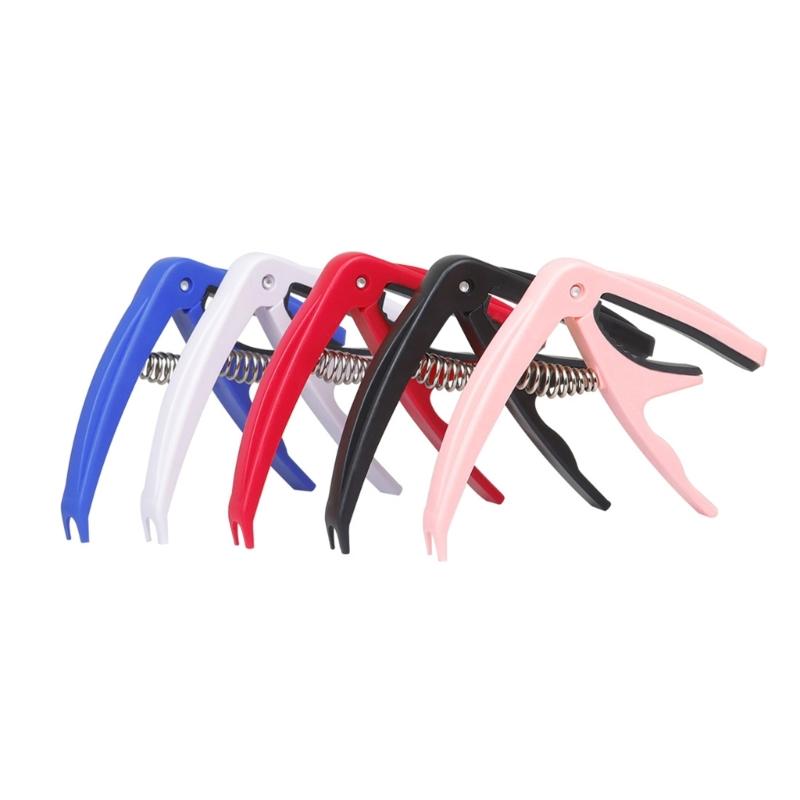 Universal Capo Guitar Accessories Quick Change Clamp ABS Plastic Acoustic Classical Guitar Capo for Guitar Parts