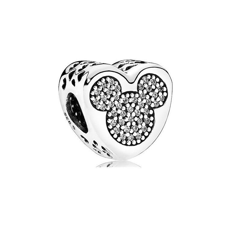 European 925 Silver Charm Pendant for Boys, Girls, Ducks, Planes, Mice Suitable for Original Bracelets DIY Jewelry Accessories