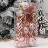 15pcs Plastic Christmas Candy Ball Pendant Reusable Merry Christmas Decor  Wedding Party