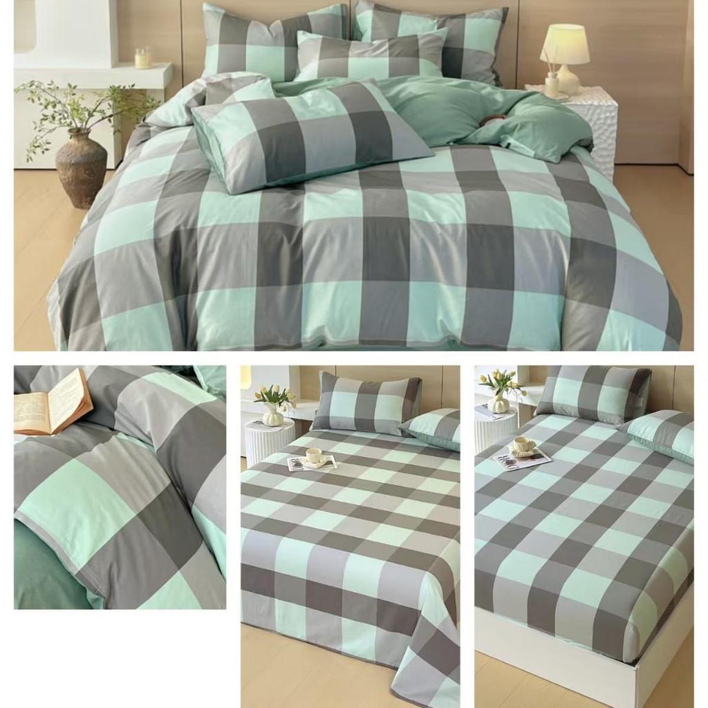 Pure Cotton Bedding Sets: Duvet Covers, Enclosed Fitted Sheets, Bed Sheets, Bed Covers - Sterile & Healthy Options In 2, 3, or 4 Piece Sets.