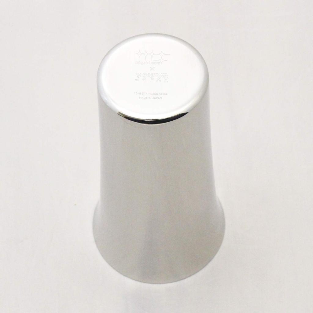 Yoshikawa Polishing Syndicate Made in Gift Wrapping Made in Japan Highball/Beer Tumbler, 435ml, Tsubame-Sanjo, Niigata, Silver, YJ1305, Available,