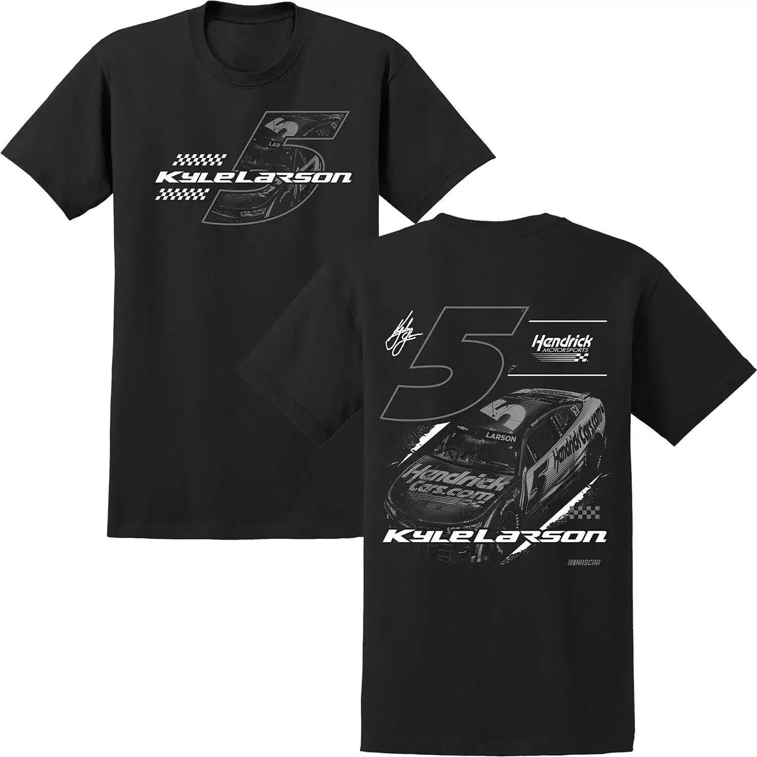 Kyle Larson 2026 HendrickCars Tonal 2-Spot T-Shirt Black XXXL