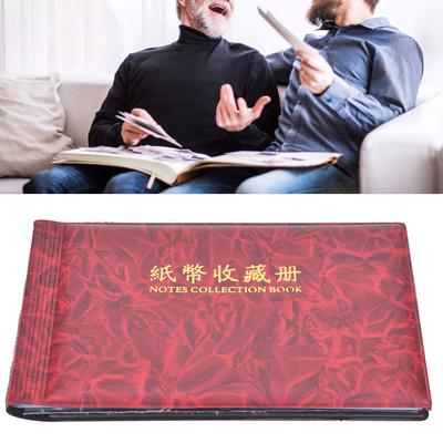 30 Pages Banknote Collection Album Paper Money Storage Book Bill Holder For Collectors