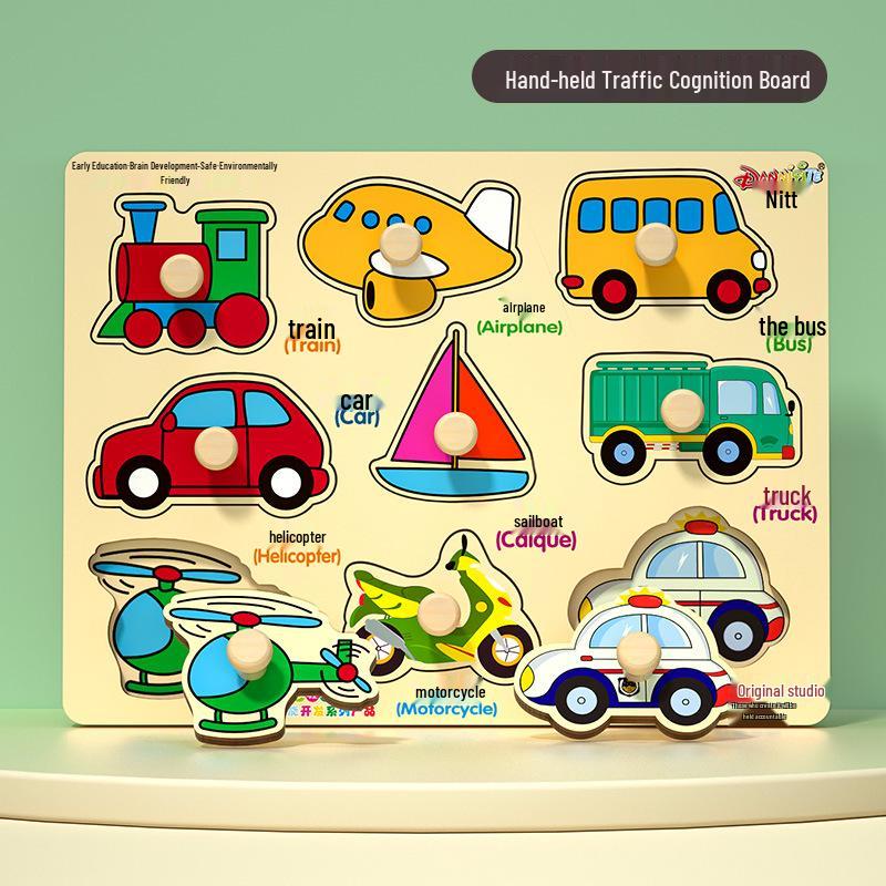 

Монтессори доска для захвата для младенцев - Развивающая игрушка для мелкой моторики и когнитивного развития