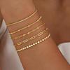 Bohemian Double Layer Beach Anklet: High-End Stackable Foot Jewelry