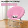 2Pcs Saucer Chair Cover Polyester High Elastic Round Moon Chair Protector Full Coverage Sofa Cushion Cover Furniture Decoration