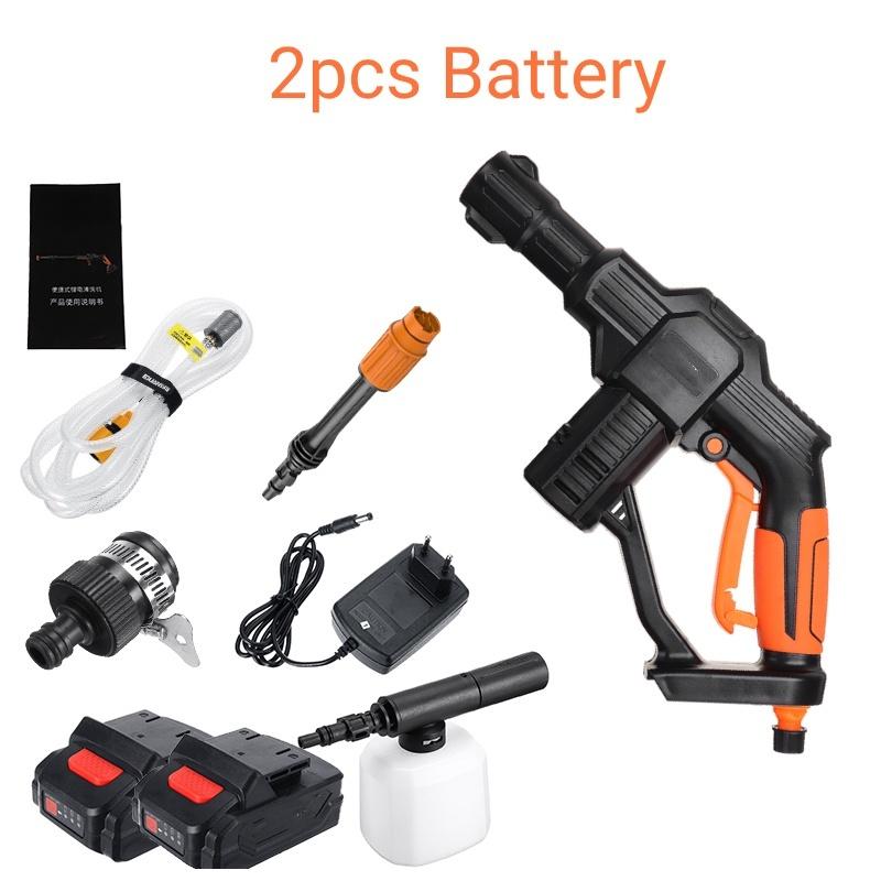 70Bar 20V Lithium Battery 1000W Rechargeable High Pressure Car Washer Wireless Water Spray Guns  Cleaning Guns Handheld Cleaner