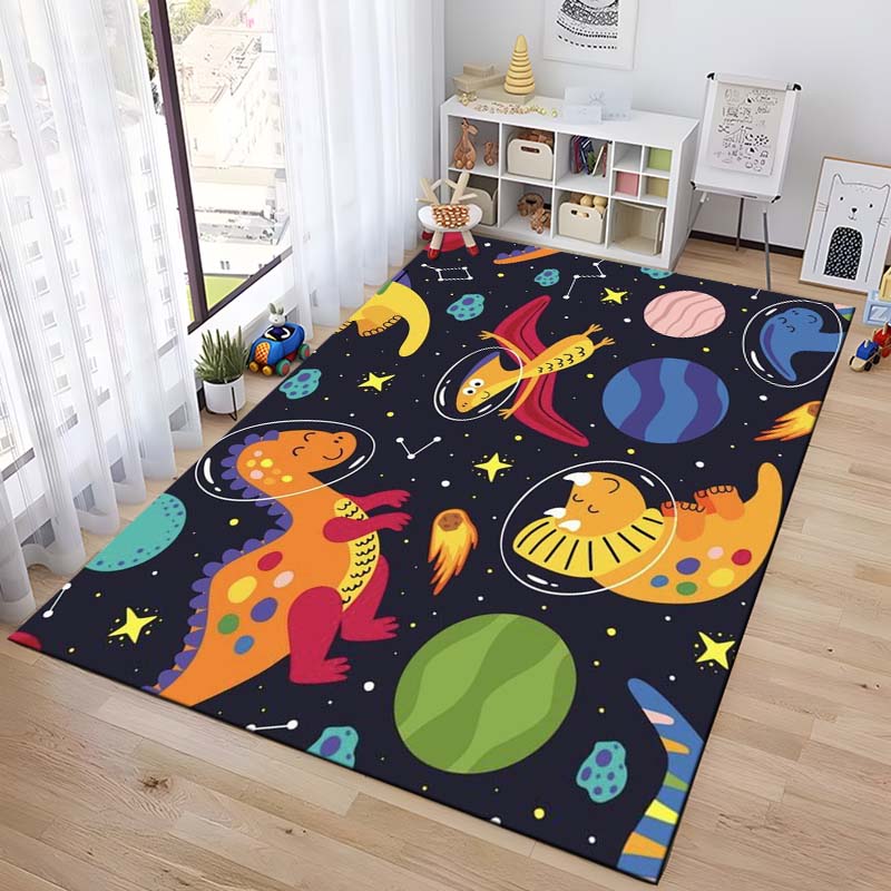15 Size Cartoon Dinosaur Space Cute Dino Children Area Rug,Carpet for Living Room Bedroom Sofa Doormat Decoration Floor Mat Cool