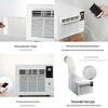 Mini aparat de aer condiționat portabil cu instalare gratuită - Include răcire pentru animale de companie, plasă de țânțari și accesorii pentru dulap, comandați individual