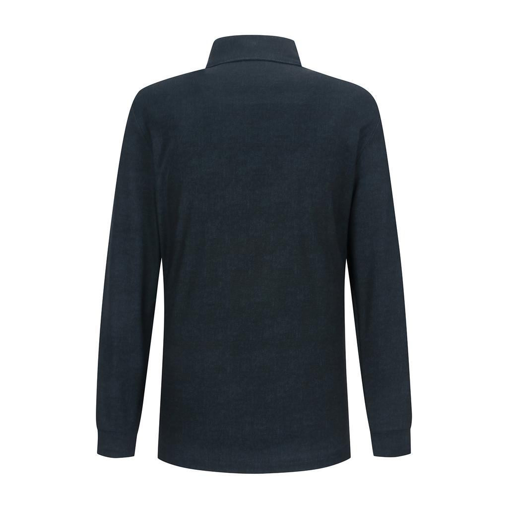 FERRAROMILANO Coat Or Solid Print T-Shirt Navy (Amseks30149)