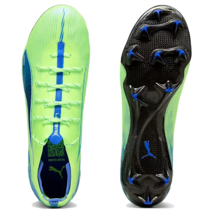 New PUMA Ultra 5 FG Firm Ground Shock Absorbers With Slip Resistant Features Soccer Shoes Women's Cyan 107690-03