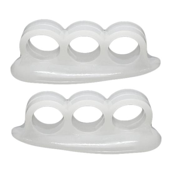 

2шт силикагелевые разделители пальцев ног растяжители выравнивание косточки облегчение боли уход за ногами