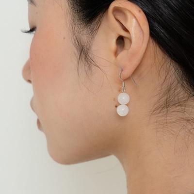 Geegee Two Ball Gem Earring