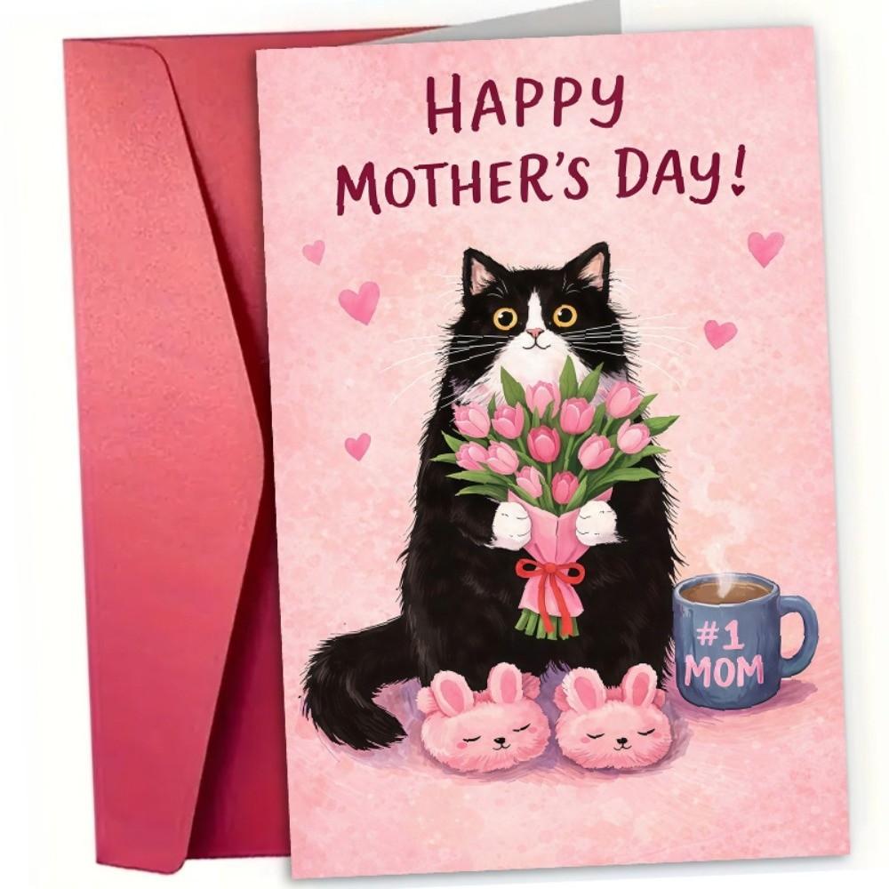 with the Words Happy Birthday Card Blessing Message Whimsical Card  Family Gatherings
