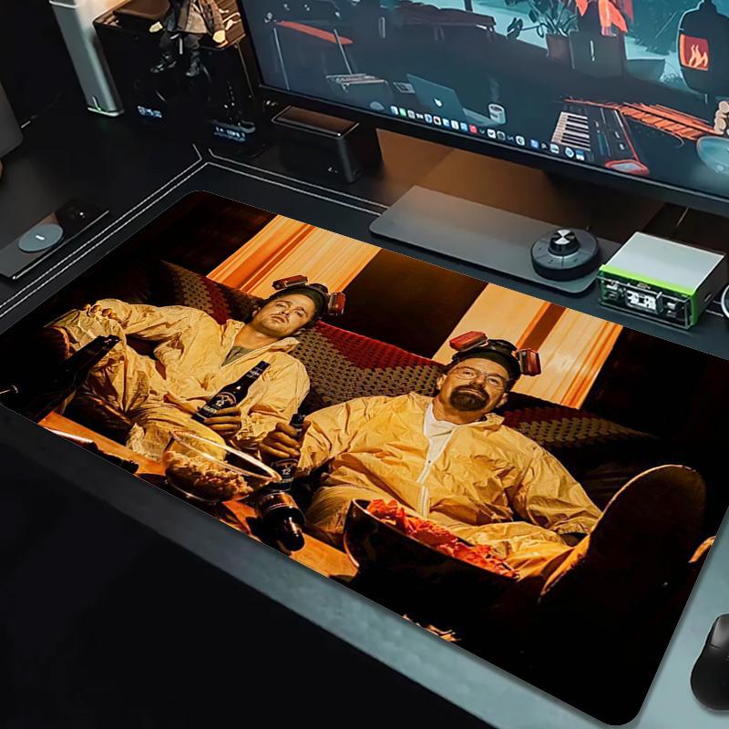 Breaking Bad Color Mouse Pad Large Gaming Table Cushion Non-slip Laptop Tablet Big Mousepad XXL Mat Mini PC Playmat With Lock Edge