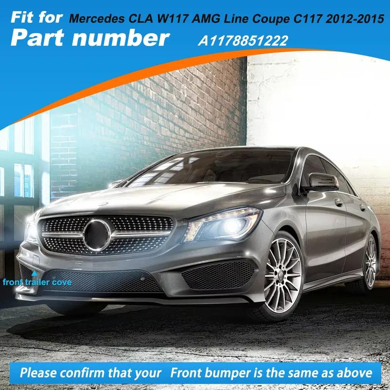 Tappo Copri Gancio Traino Paraurti Anteriore Occhiello di Traino Per Mercedes CLA W117 AMG Line Coupe C117 Accessori 2012 2013 2014 2015 A1178851222