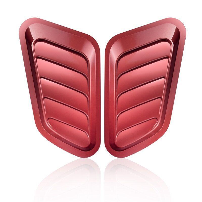 Colorful Car Cell Air Flow Intake Hood Scoop Bonnet Vent Cover Stickers Auto Carbon Fiber Sticker Decal Car Accessories Exterior