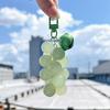 WTEMPO UV Color Changing Grape Keychains Bags Charm Keychain Cute Keychains Car Decor Fruit Purse Charm Personalizing Accessories