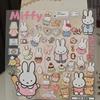 Kawaii Miffy Sticker Cartoon Cute Stickers Waterproof Goo Card Miffy Diy Notebook Water Bottle Phone Case Decorative Picture