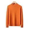 Hengyuanxiang Women's 100% Pure Wool Thick Half-High Collar Sweater