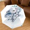 1PC Elephant Umbrella-8-Rib Reinforced, Automatic Open, Lightweight & Durable, Fashion Accessory for Outdoor, H0412
