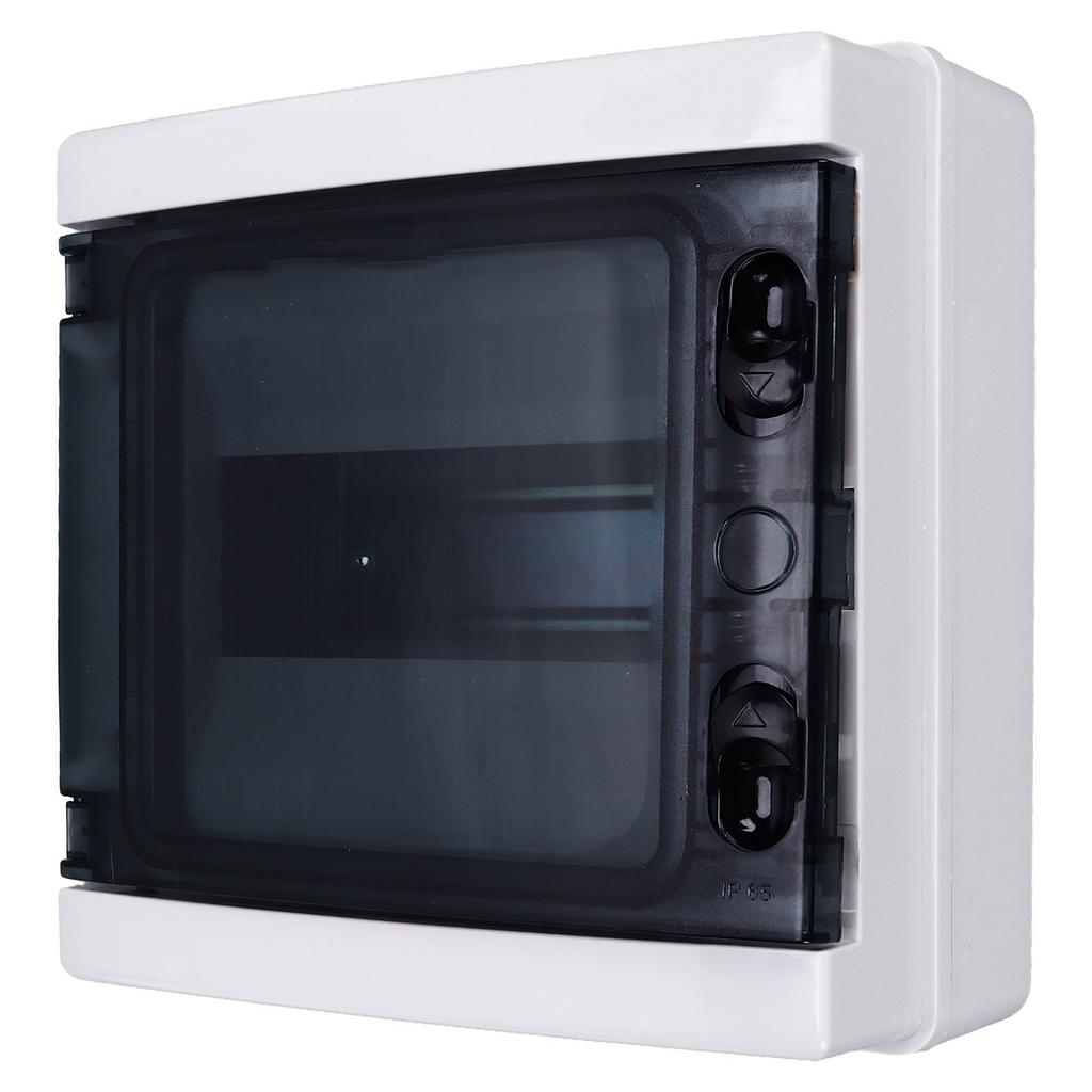 Verteilerschutzkasten 8-Wege-DIN-Schiene IP65 Wasserdichter transparenter Deckel Anschlusskasten