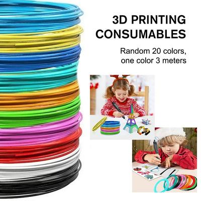 32 Colors 3D Pen Filament 1.75mm PLA Refills 10Feet 3m Each Color Total 320Feet 96m High Quality 3D Printing Filament for 3D Pen
