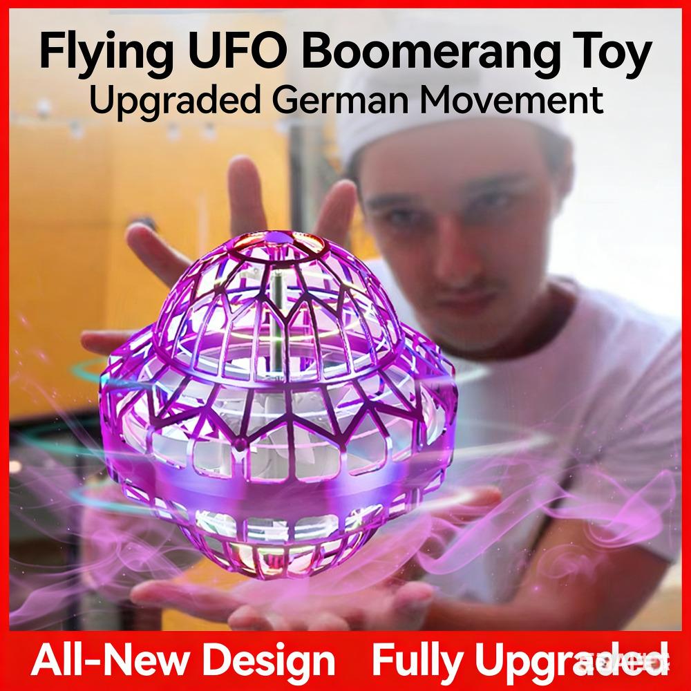 Sports Drone Flying Ball Spinner Toy Hand Control Helicopter 360 ° Rotating Mini Ufo with Led Light Gifts Game Ball Kids Children