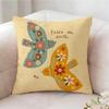 Blue Bird Home Decor Print Pillow Case Pillowcase Doublesided Printed Sofa Cushion Bedroom Headboard Pillow