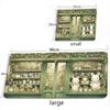Green Windowsill Bunny Print Extended Mouse Pad Cute Forest Rabbit Nonslip Desktop Keyboard Mat