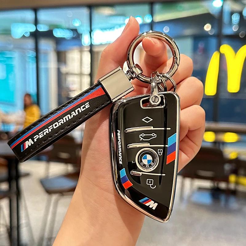 BAGE7 2026 Car Sticker Fashion ABS Car Key Cover Case Shell For BMW 1 2 3 5 7 Series X1 F48 X3 G20 X4 X5 G05 X6 F16 M40i M440i G02 G31
