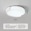 Nordic Led Ceiling Light Round Chandeliers For Bedroom Dining Living Room Balcony  Aisle Corridor Entrance Lights Simple Lustre