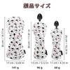 HELLO NRC Golf Headcover Set for and Fairway Cute Print Dog Headcovers for 460cc Waterproof and Dustproof PU Leather with Adjustable Fits Most Golf