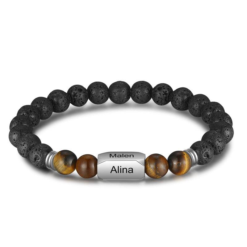 JYL TS Bracelet Couple  Turquoise Beads Enhances Unity & Calm custom глубоко лиловый