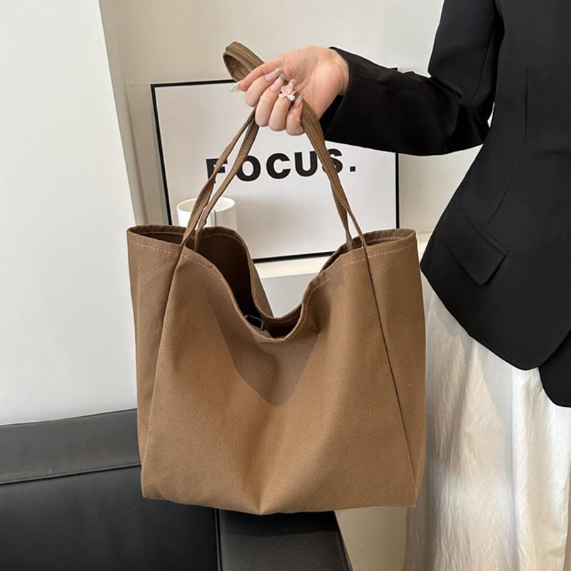 Женские повседневные холщовые сумки через плечо — фото 6