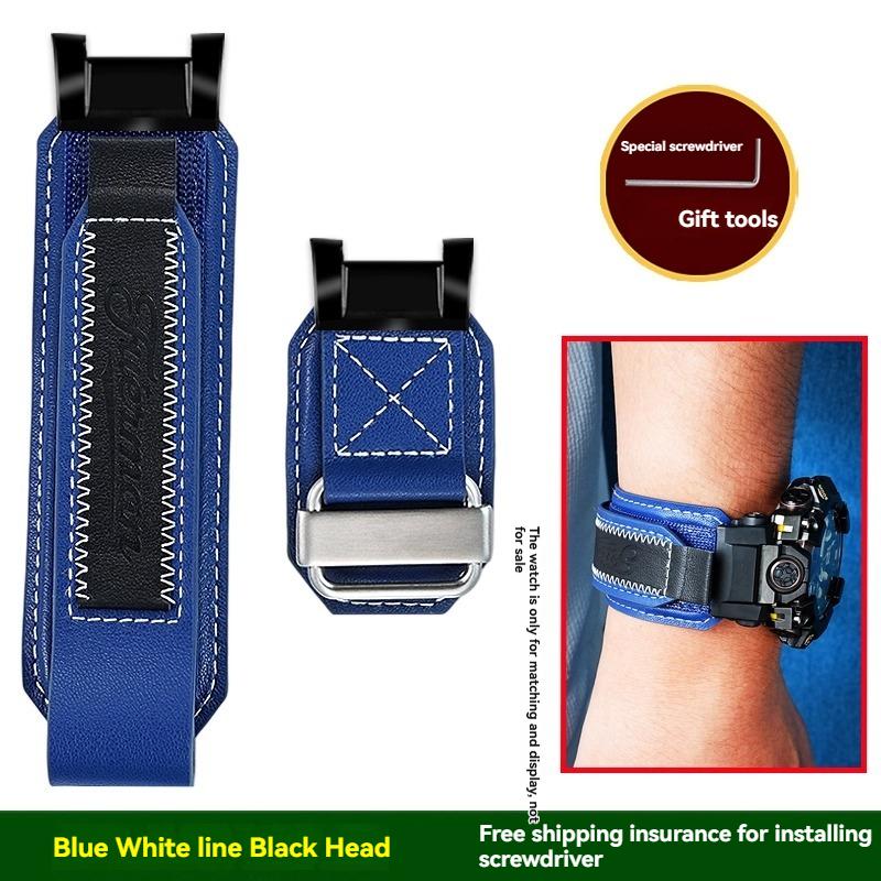 

for Casio G-SHOCK third-generation Big Mud King 5713 GWG-B1000 series modified retro trendy leather watch strap GWG-B1000mm