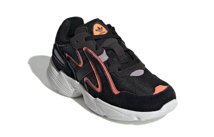Adidas Originals Yung 96 Breathable Kids Lifestyle Shoes Black Children Aged 3 7 Years Old EE7556