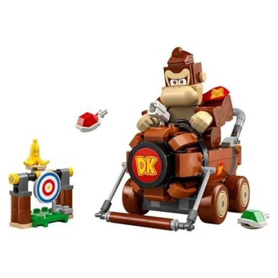 LEGO Super Mario Kart Donkey Kong DK Jumbo Toy Birthday Present Block Boys Girls Children Ages 8 9 10 Elementary School Goods Game 72033