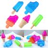 Freezable Dog Squeak Toy TPR Chew Popsicles Shape Toy with Squeaker Ice Lolly Squeak Sound Toy Popsicles