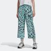 (WMNS) Adidas by Stella McCartney Cropped Pants Asia Sizing 'Teal Black' Women's HA8965