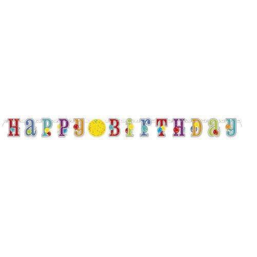Unique Party Personalized Happy Birthday Jointed Banner