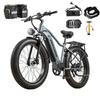 BURCHDA Bicicletă electrică de munte RX50 Motor 1500W Baterie Li-ion 48V 20Ah Anvelope groase 26" Bicicletă de aventură off-road pentru adulți