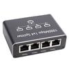 1 to 4 Gigabit Ethernet Splitter 1000Mbps High Speed Network Splitter for Computer Router Display